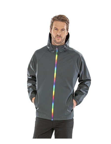 RES-R908X-Prism PU Waterproof Jacket With Recycled Backing 2